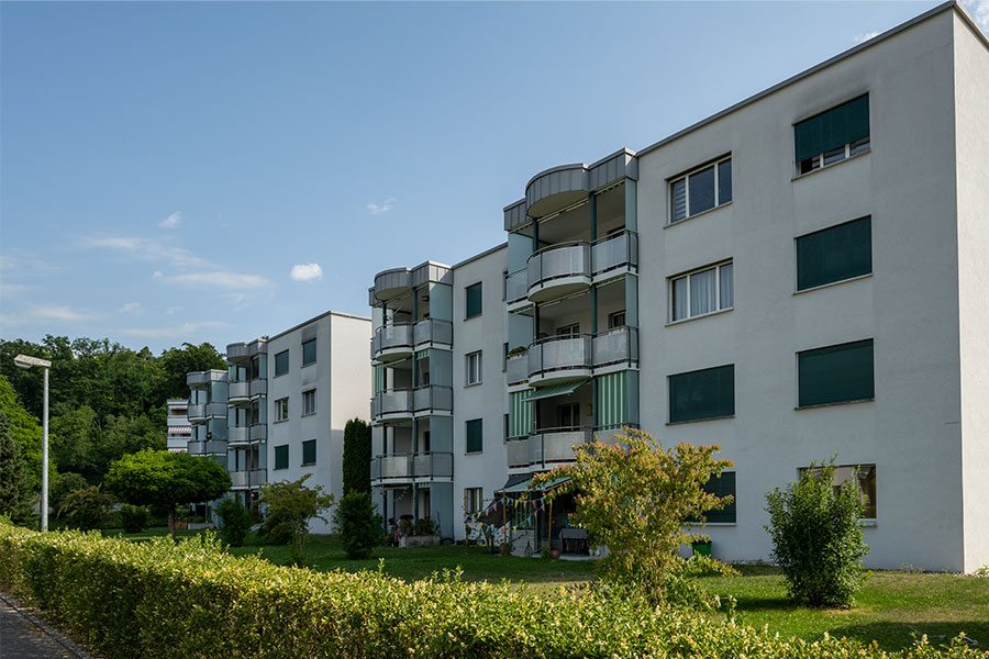 Siedlung Schützenstrasse & Birchstrasse Bau- und Wohngenossenschaft Rhenania Neuhausen am Rheinfall